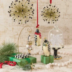 Courtly Check Pedestal With Cloche