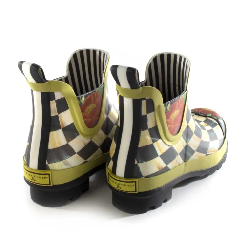 Courtly Check Rain Boots - Short - Size 10
