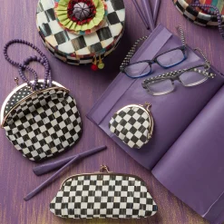 Courtly Check Round Jewelry Box