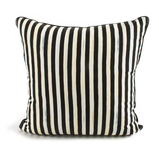 Courtly Check Sash Pillow - Red