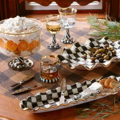 Courtly Check Serving Platter