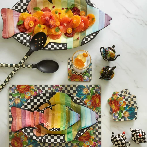 Courtly Check Spoon - Black