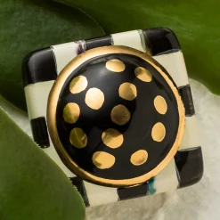 Courtly Check Square Knob