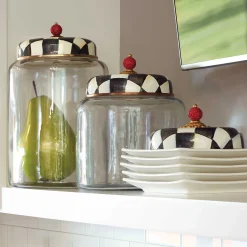 Courtly Check Storage Canister - Big
