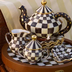 Courtly Check Sugar Bowl With Lid