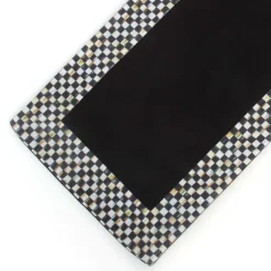 Courtly Check Table Runner - Black
