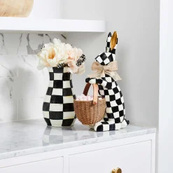 Courtly Check Tall Vase & Bouquet Set