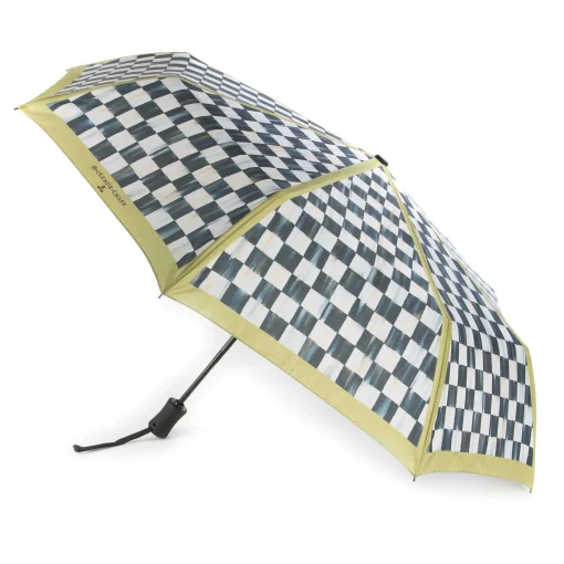 Courtly Check Travel Umbrella