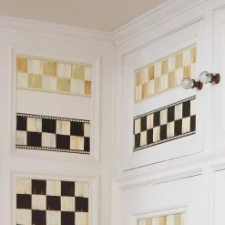 Courtly Check Wallpaper Border