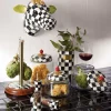 Courtly Check Wood Paper Towel Holder