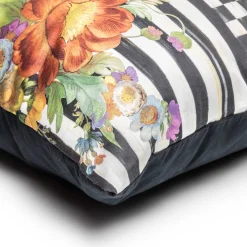 Courtly Flower Market Lumbar Pillow