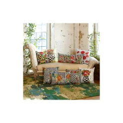 Courtly Flower Market Pillow