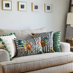 Courtly Flower Market Pillow