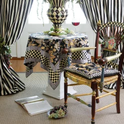 Courtly Stripe Curtain Panel