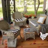 Courtyard Outdoor Accent Chair Cushion - Bathing Hut