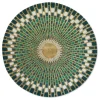 Emerald Sunburst Rug - 6' Round