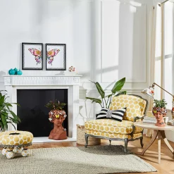 Flower Market Butterfly Wall Art - Set Of 2