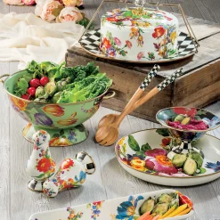 Flower Market Cake Carrier - White