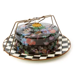 Flower Market Cake Carrier - Black