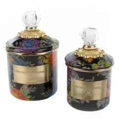 Flower Market Demi Canister - Black
