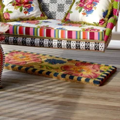 Flower Market Double Door Entrance Mat