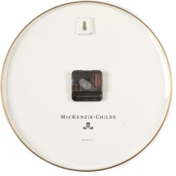 Flower Market Enamel Clock