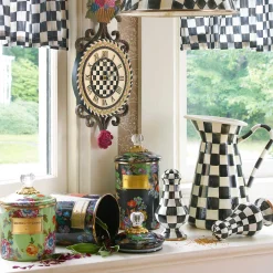 Flower Market Large Canister - Black