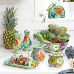 Flower Market Large Everyday Bowl - Green