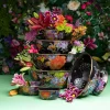 Flower Market Large Everyday Bowl - Black