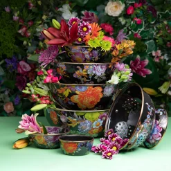 Flower Market Large Everyday Bowl - Black