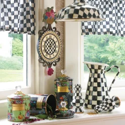 Flower Market Medium Canister - Black