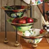 Flower Market Serving Bowl - Black