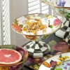 Flower Market Small Compote - White