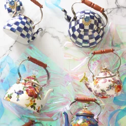 Flower Market Whistling Tea Kettle