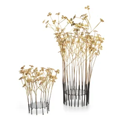 In Bloom Pillar Candle Holder - Small