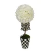 Ivory Topiary Drop In - Large
