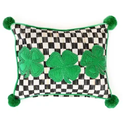 Lucky Clover Lumbar Pillow
