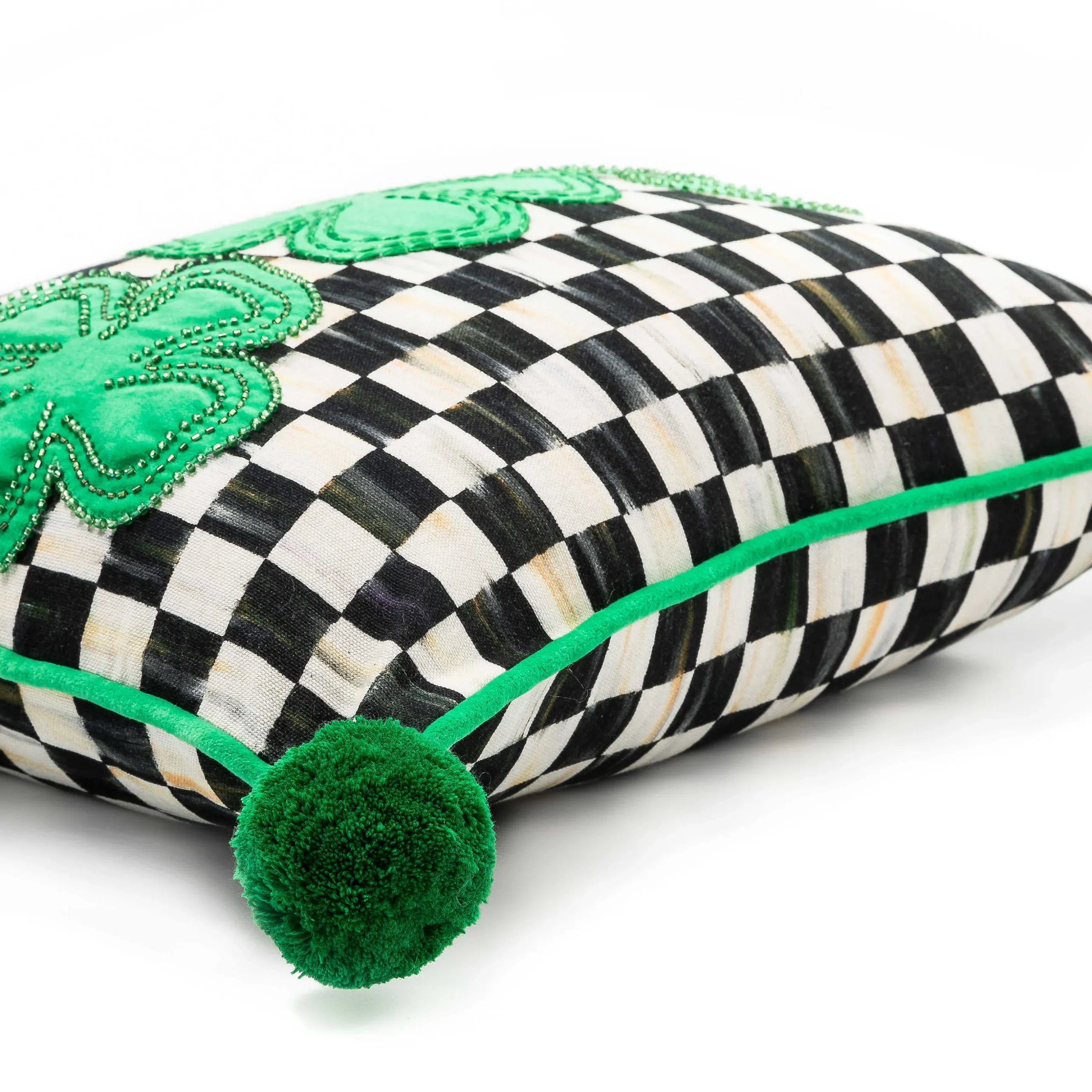 Lucky Clover Lumbar Pillow