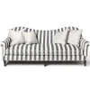 Marquee Sofa - Chenille Grey Stripe