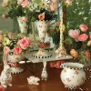 Multi Dots Dinner Candles - Pastel - Set Of 2