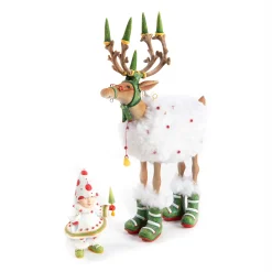 Patience Brewster Dash Away Blitzen Reindeer Figure