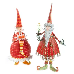 Patience Brewster Dash Away Red Mrs. Santa Figure