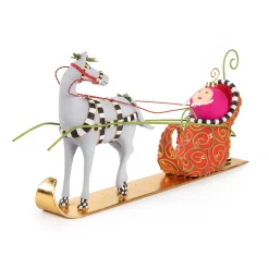Patience Brewster Jingle Bells Sleigh With Shoe Figure
