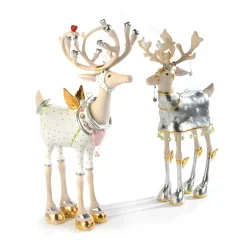 Patience Brewster Moonbeam Cupid Reindeer Figure