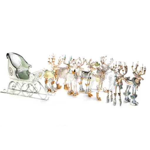 Patience Brewster Moonbeam Cupid Reindeer Figure