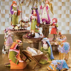 Patience Brewster Nativity Shepherd & Sheep Figures