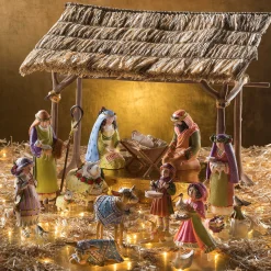 Patience Brewster Nativity Little Drummer Boy And Dog Figures