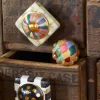 Petit Four Round Knob - Harlequin