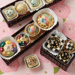 Petit Four Round Knob - Harlequin