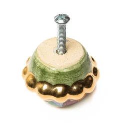 Petit Four Round Knob - Harlequin